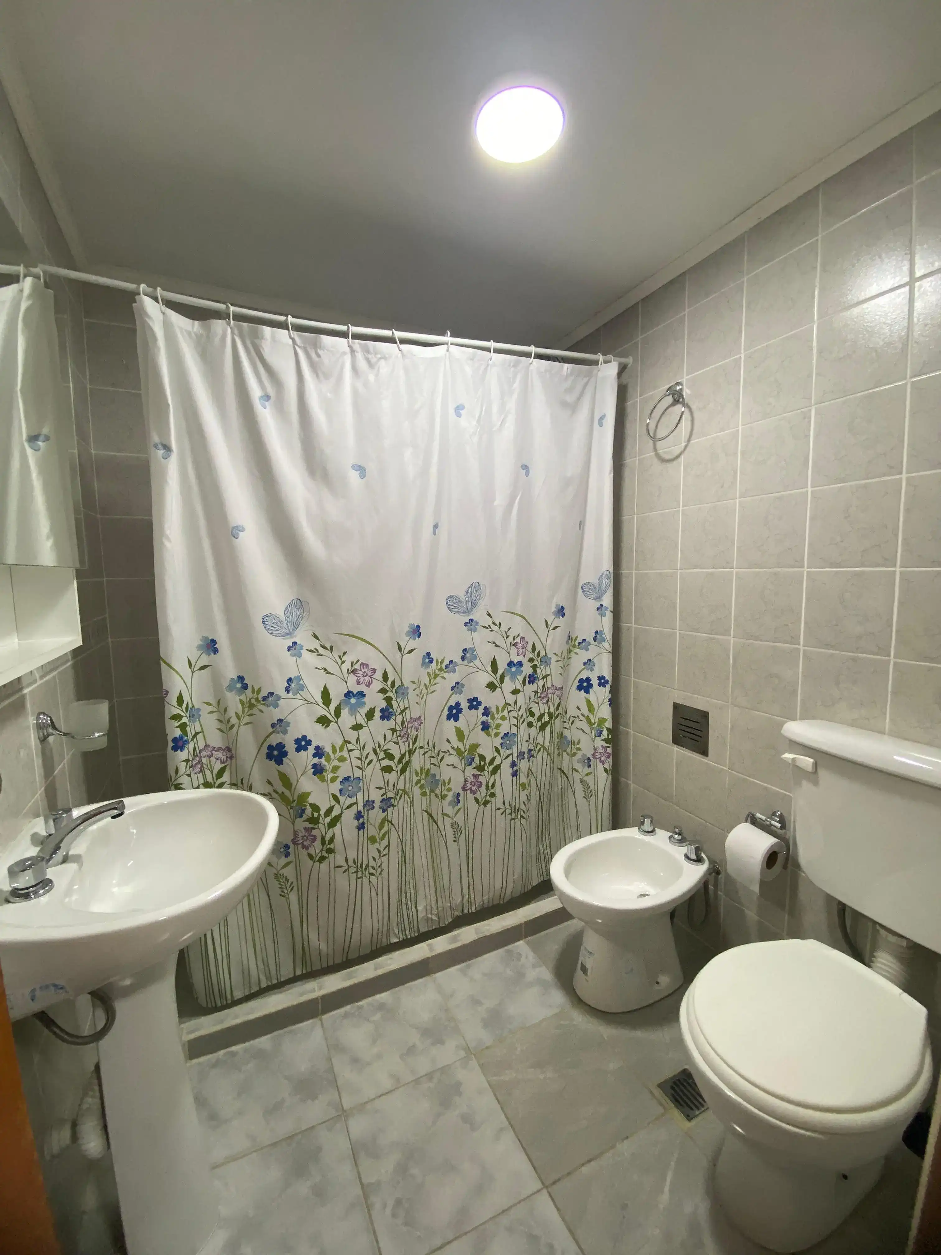 Interior de Cabaña Andesita con vista al baño