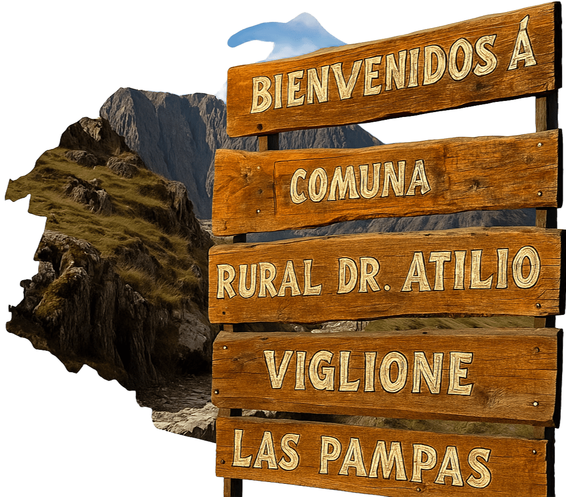 Cartel de bienvenida