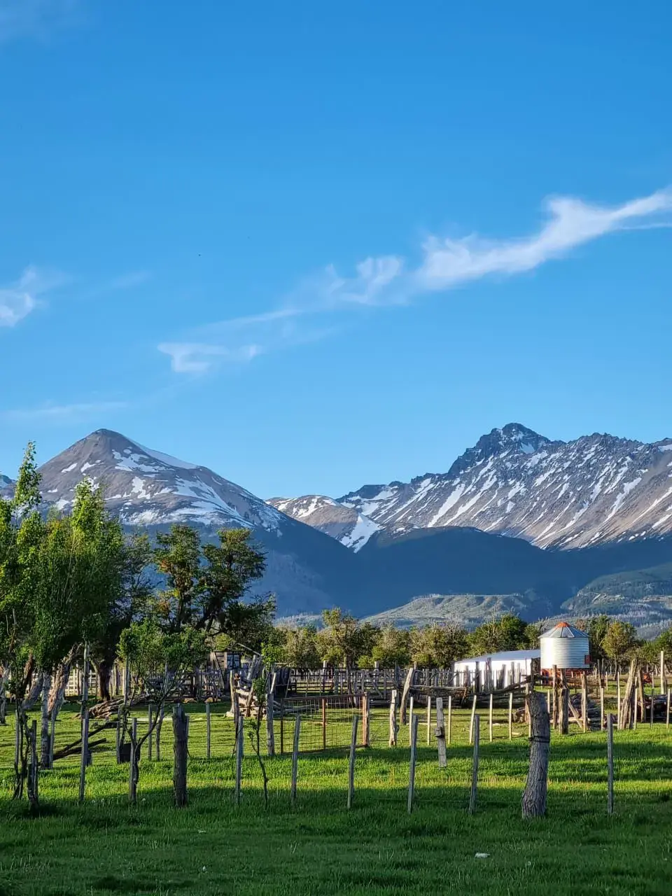 Vista de a las Cordilleras desde la Cabaña Andesita